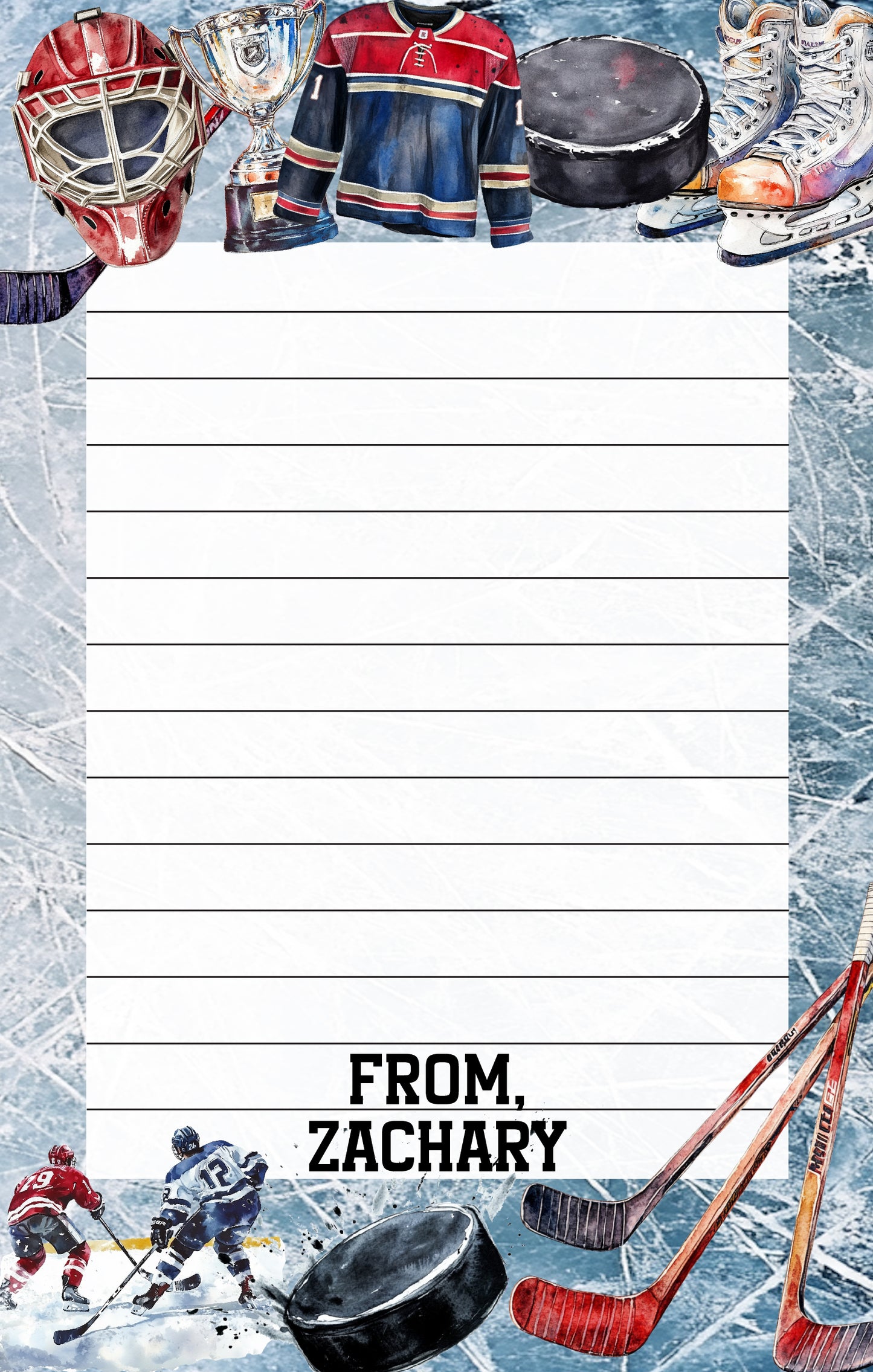 Personalized Camp Stationary