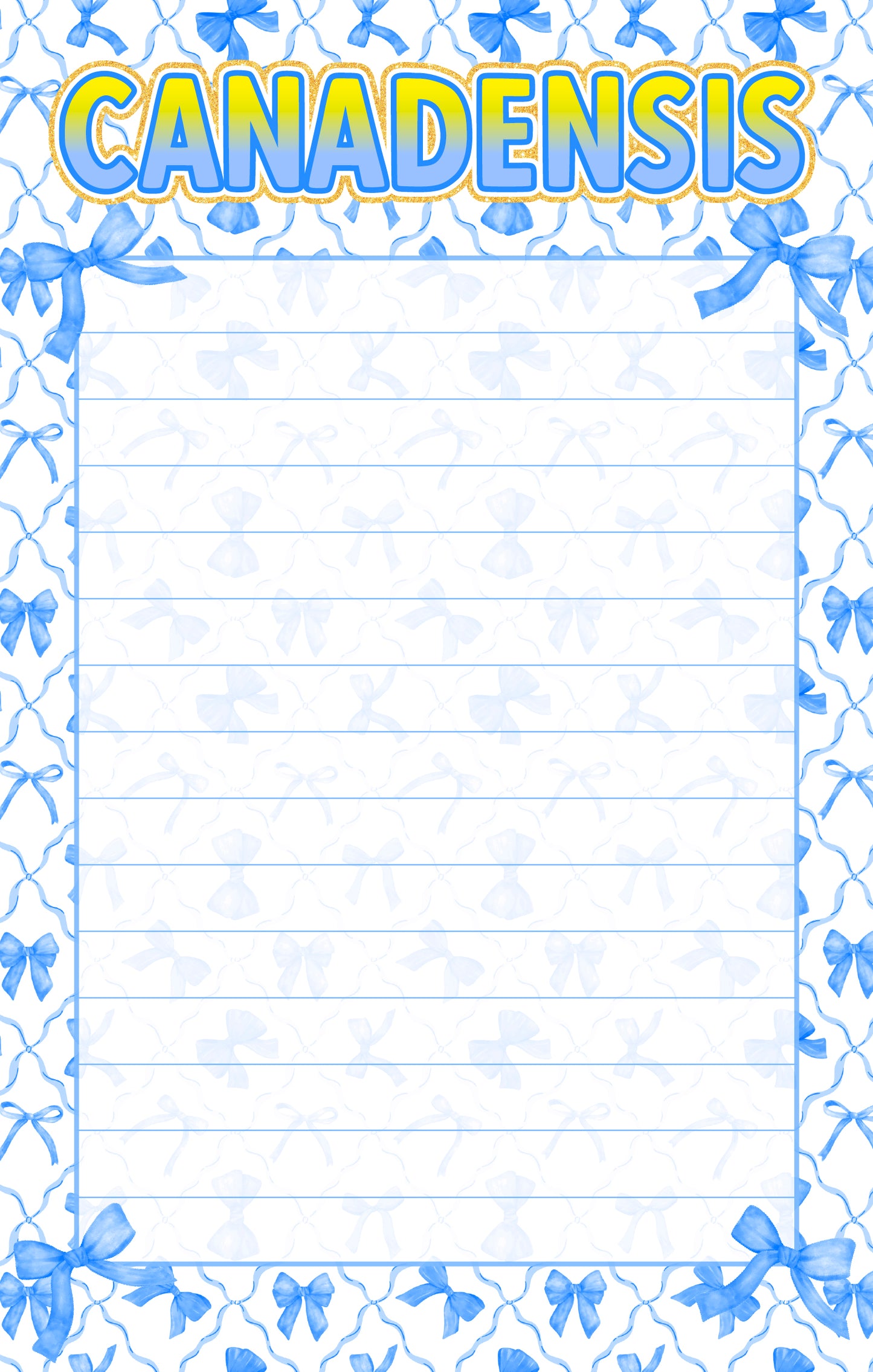 Camp Name Stationary