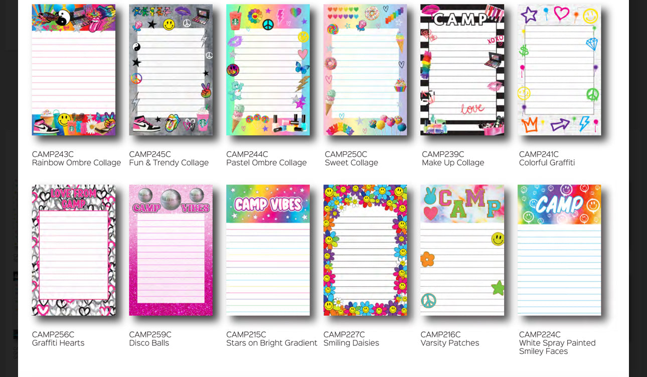 Non-Personalized Stationary Notepads
