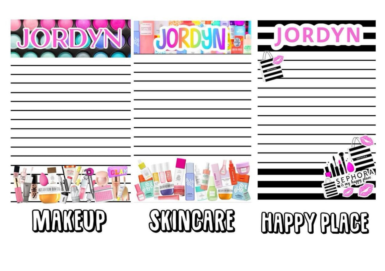 Skincare Stationary