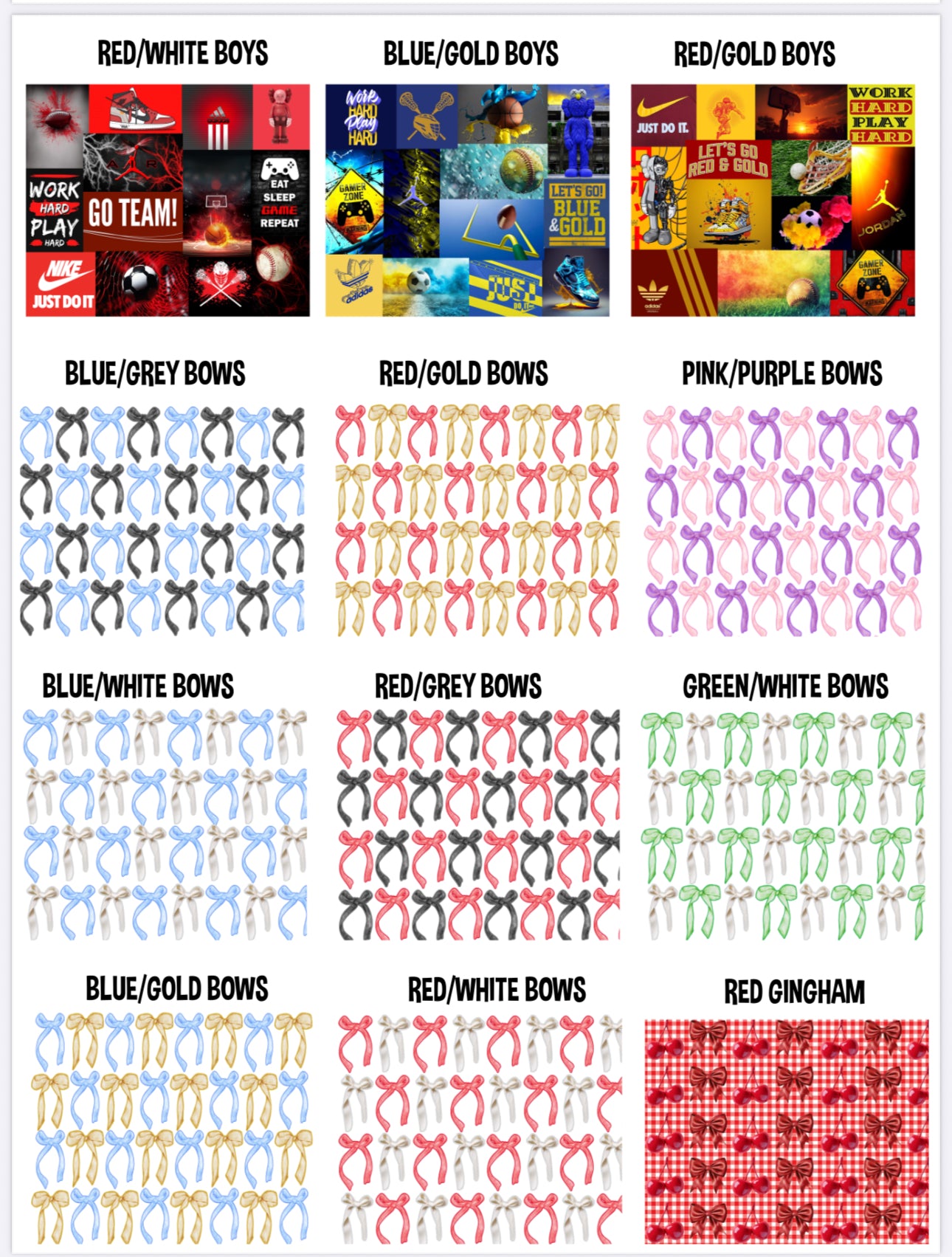 Camp Color Themed Lockbox