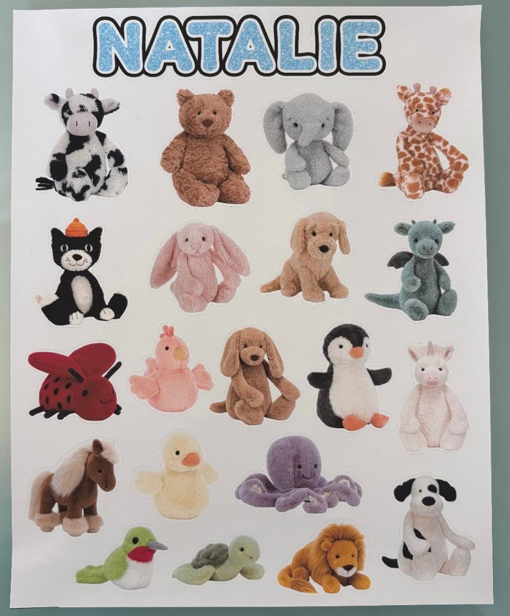 Jelly Removable Sticker Sheet
