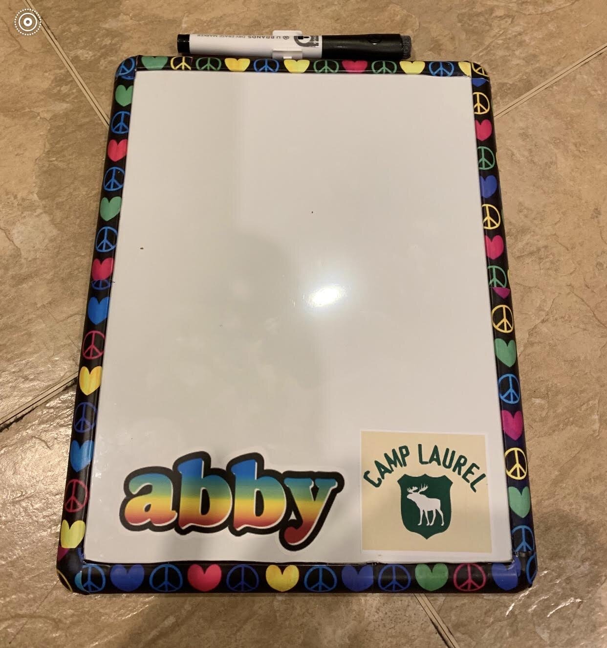 Custom Dry Erase Board For Girls