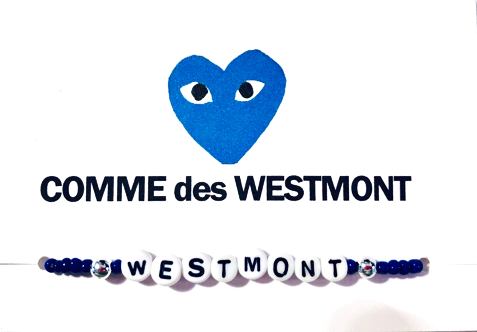 Single Strand �Comme des Camp� Bracelet Card