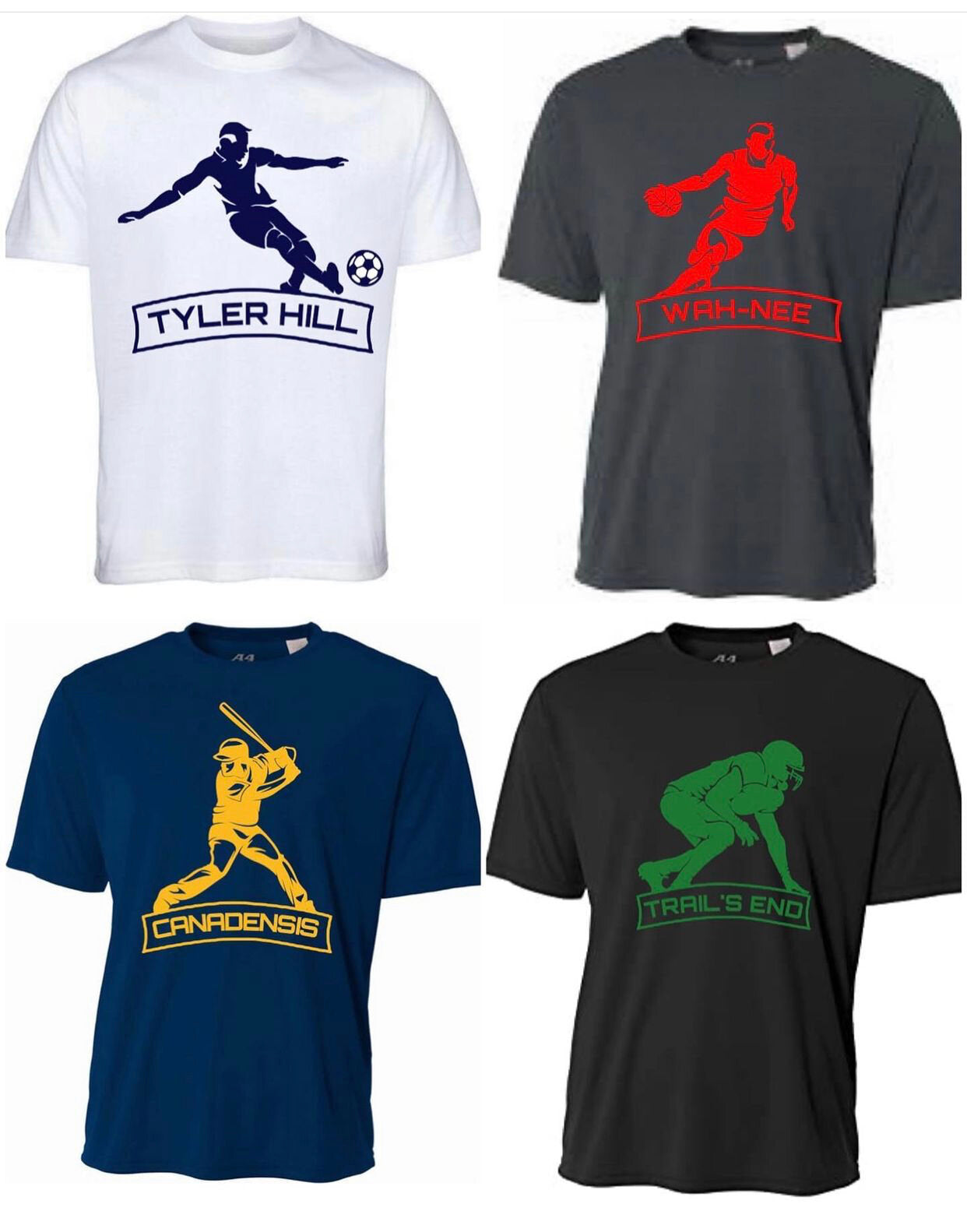 Sports Silhouette T-Shirt-CD