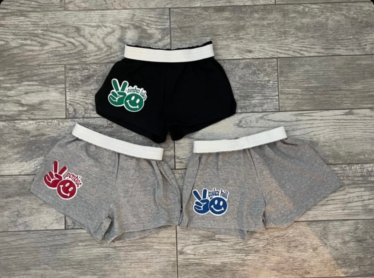 Peace Happy Camp Shorts