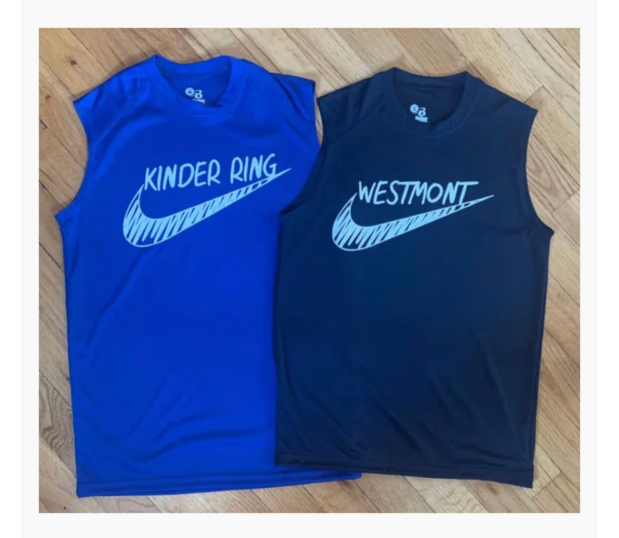 Scribble Swoosh Muscle Tank