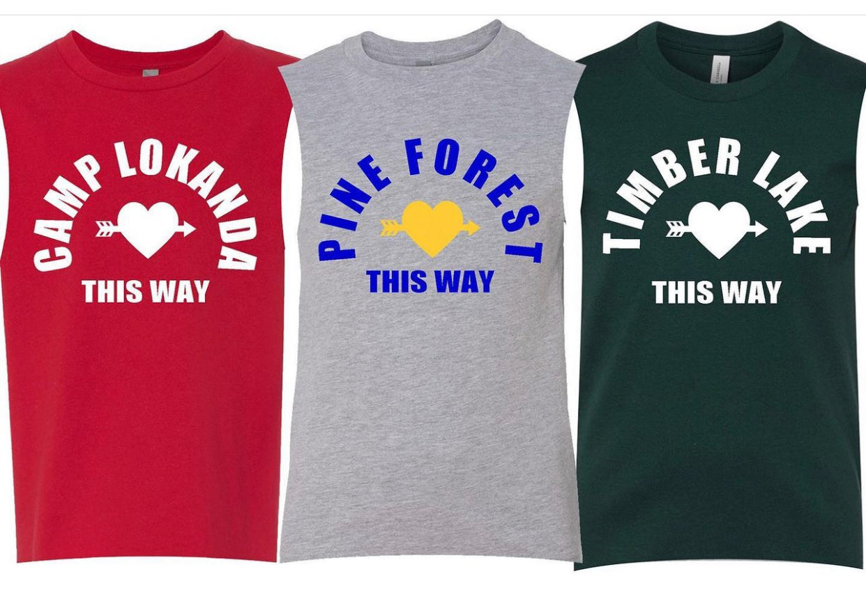 Camp This Way Cut Tank or Tee