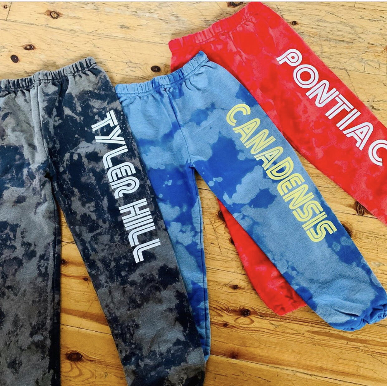 Camp Bleached Retro font Sweatpant