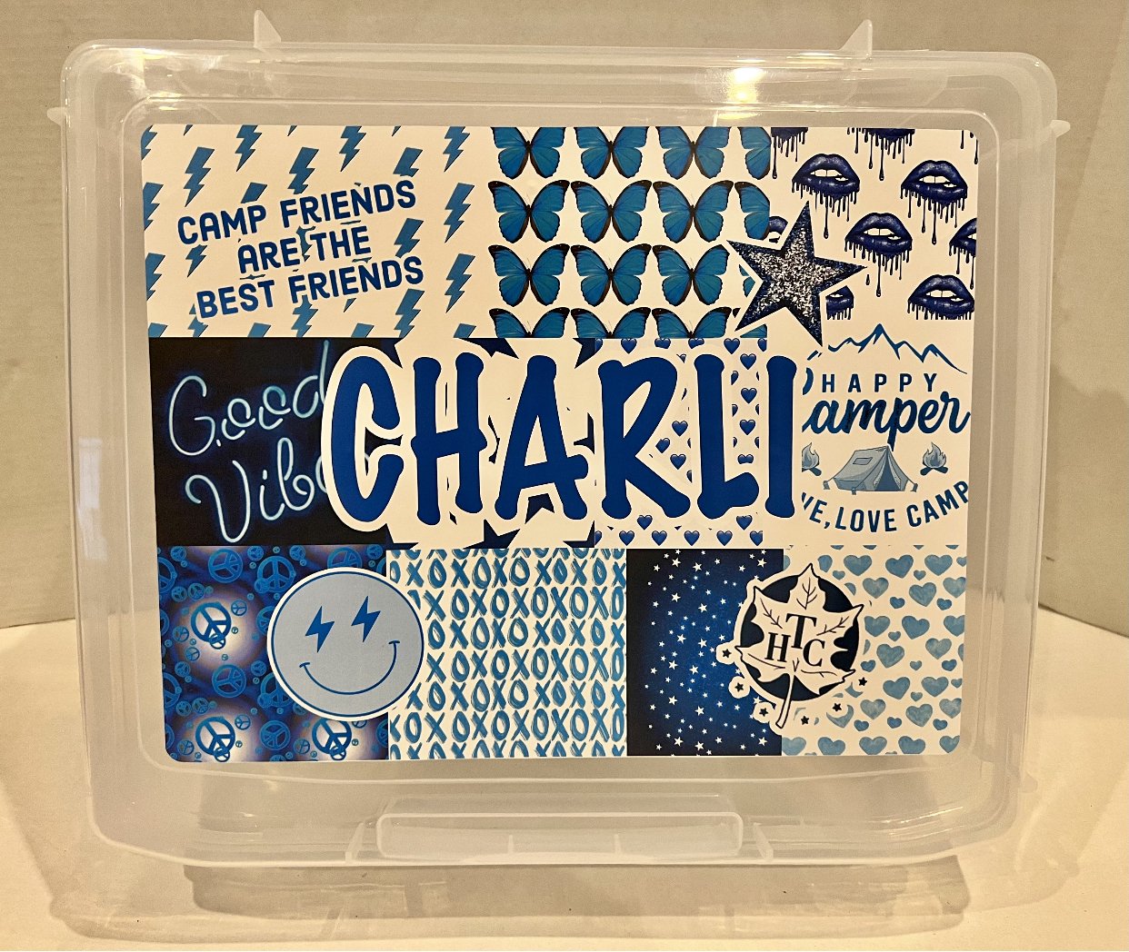 Camp Collage Storage Box