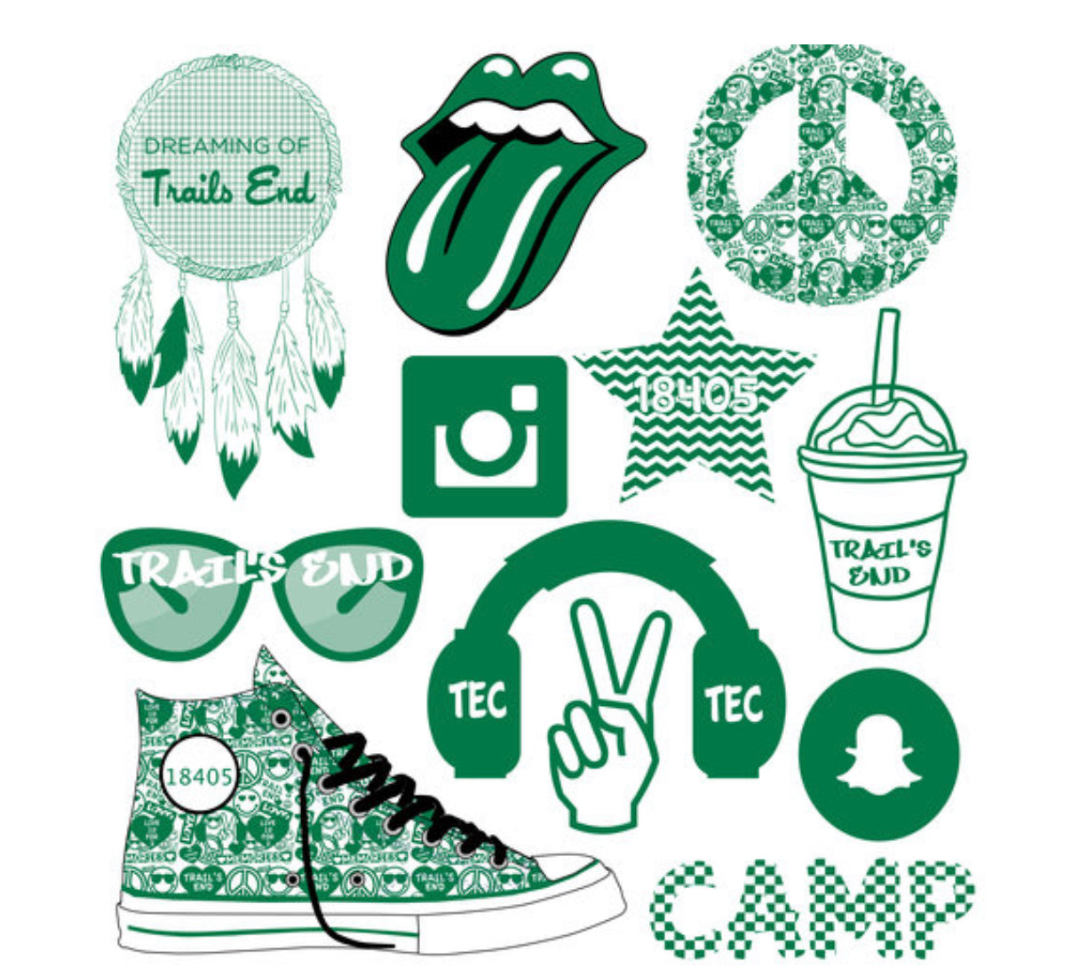 CAMP DECAL SHEET (12x12)