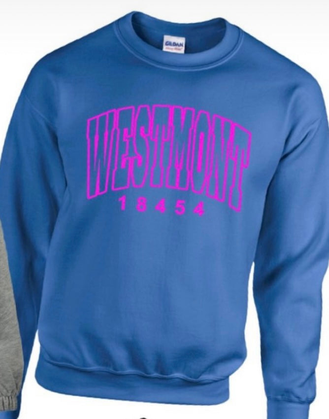 Collegiate Block Crewneck
