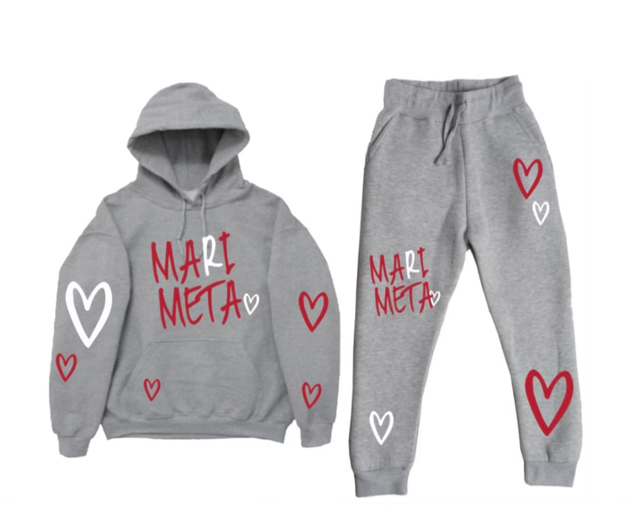 Multi Hearts Camp Sweatpant