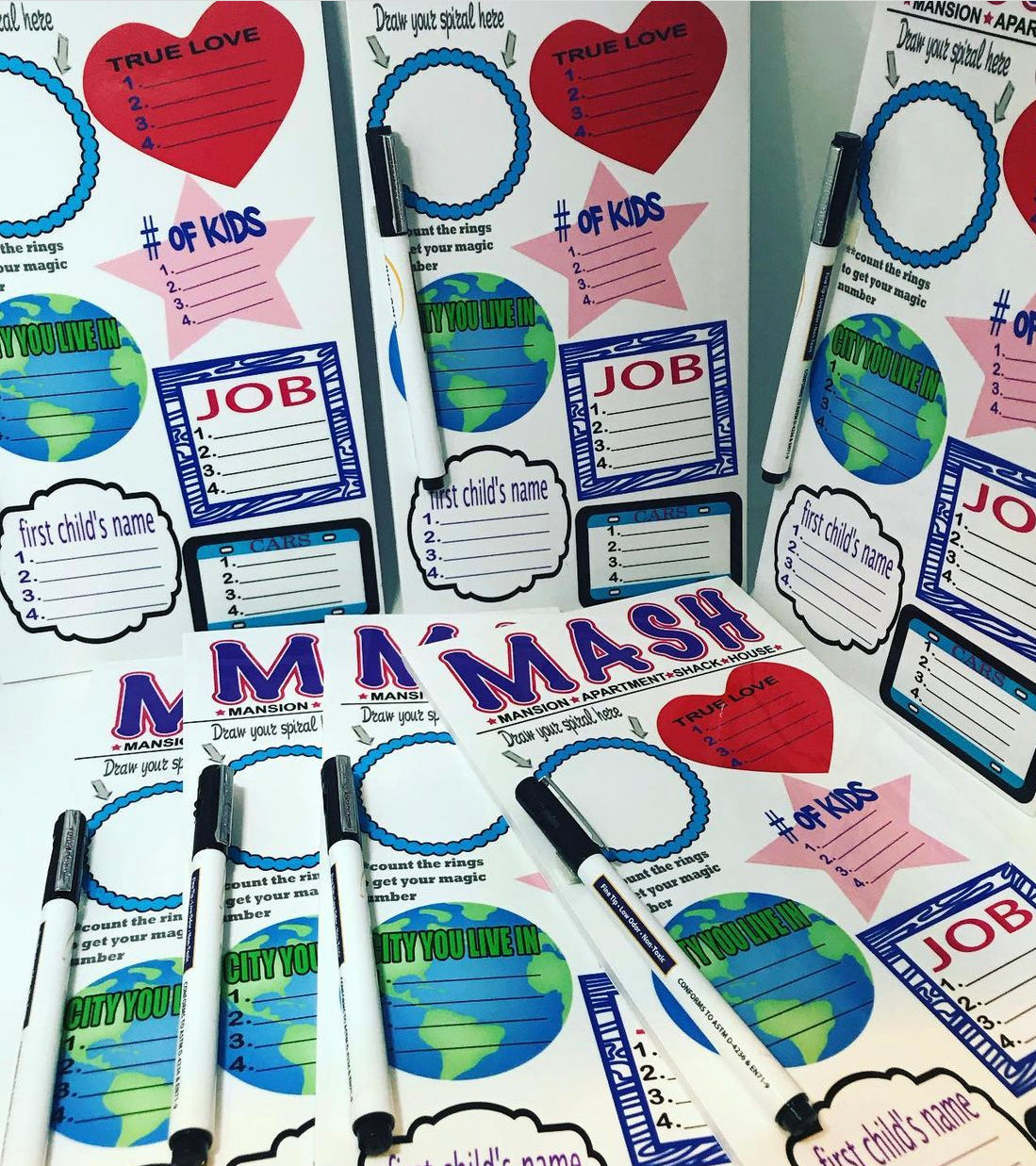 Dry Erase Mash Pads