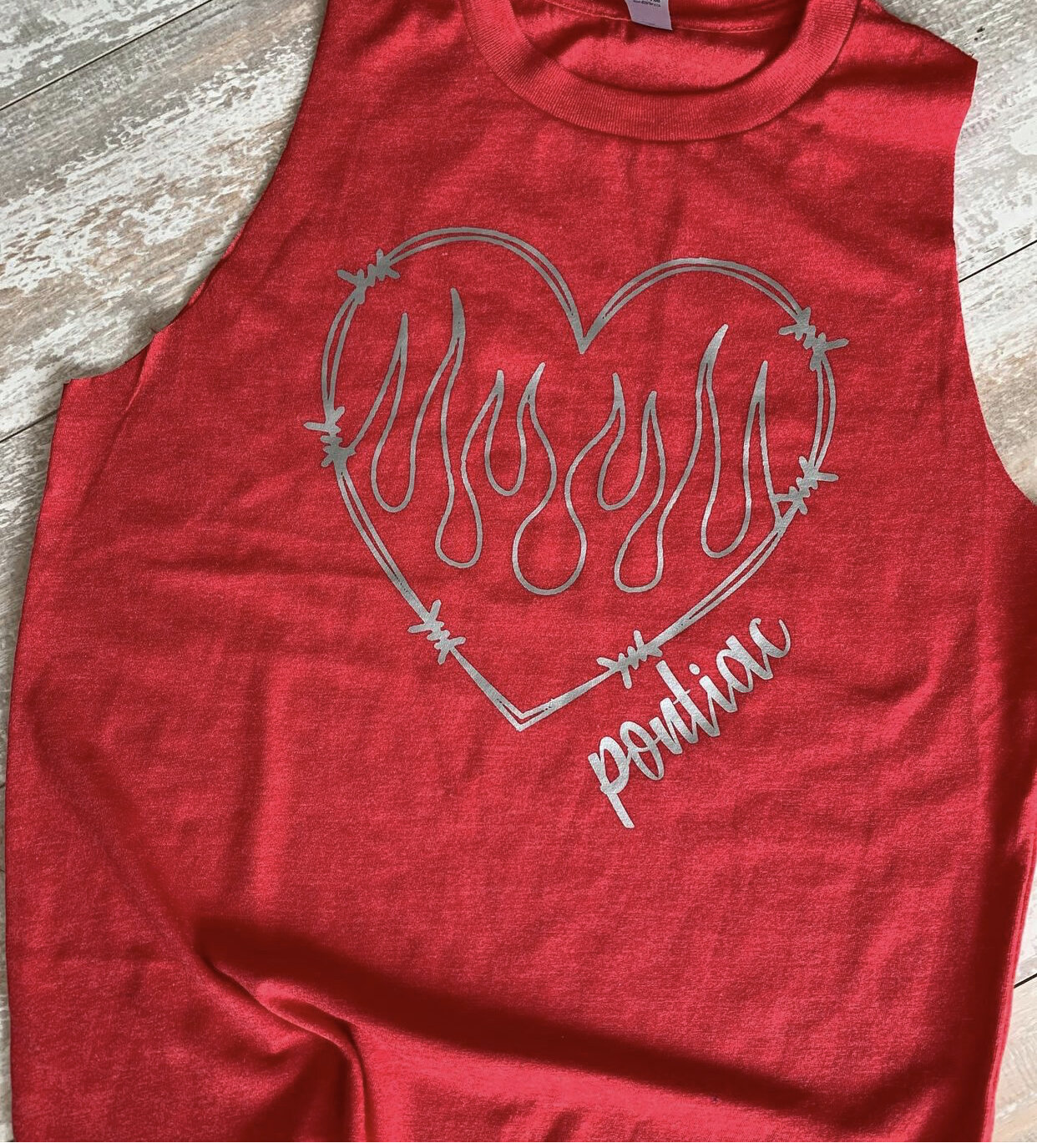 Flame Heart Tank-CD