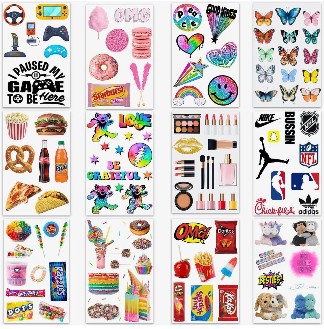 Girls Cling It Generic Design Sheets