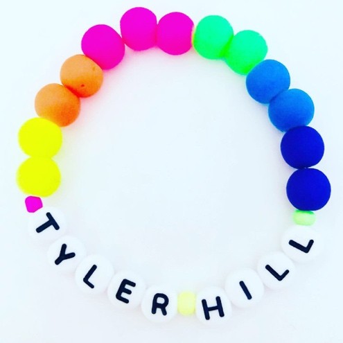 NEON ROUND BEAD BRACELET