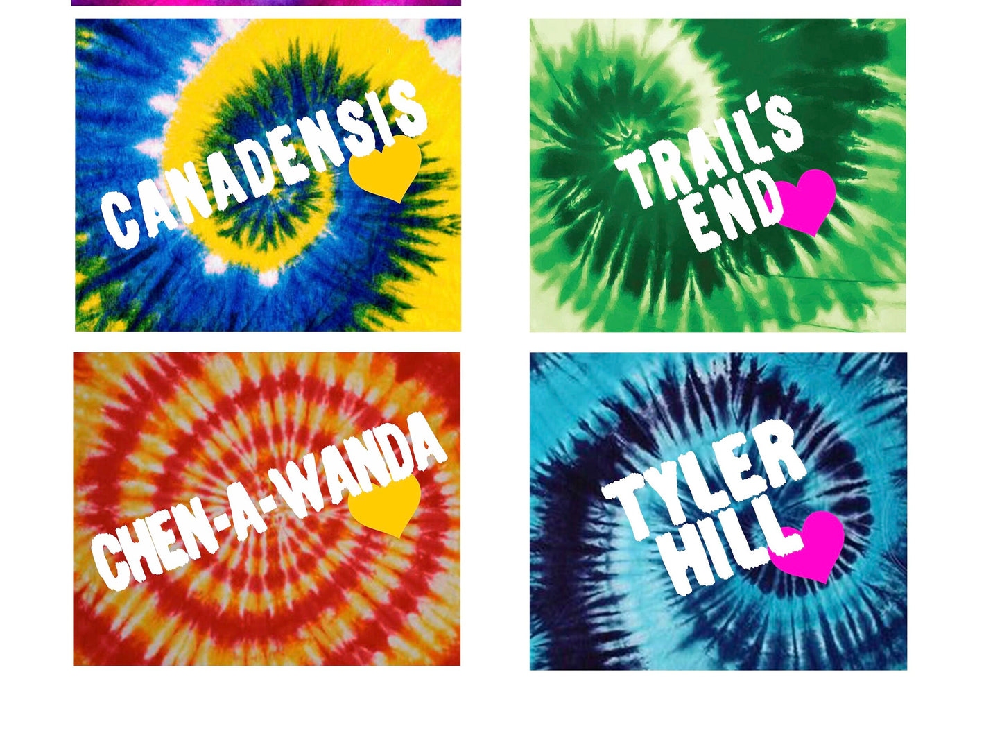 Tie dye Paint Font Blanket