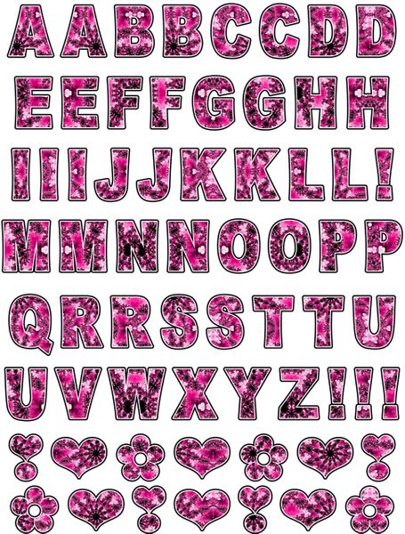 PINK TIE DYE ABC