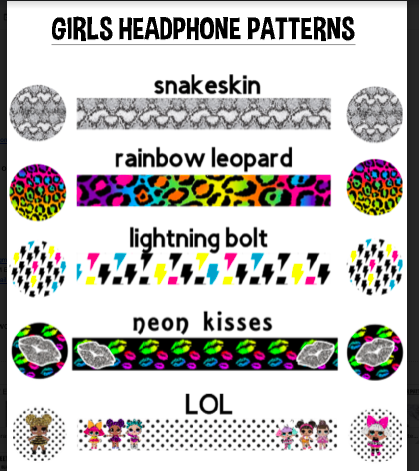 Custom Headphones For Girls