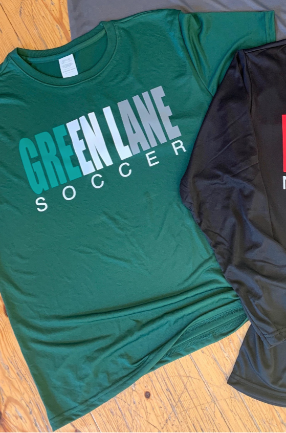 Three Color Camp Name Dri-Fit