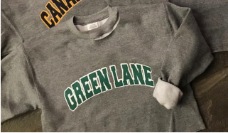 The Distressed Neck Crop Sweatshirt