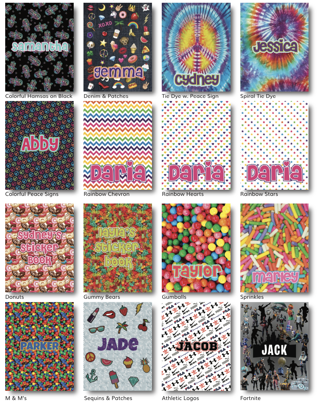 Sticker Book and Trading Card Binders