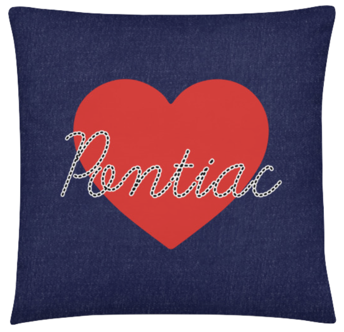 Love Stitch Camp Pillow