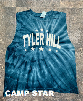 CAMP TIE DYE TANKS- CAMP STAR