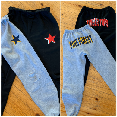 CAMP STAR SHADOW TRADITIONAL SWEATPANTS- W/ OR W/OUT SLASH KNEES