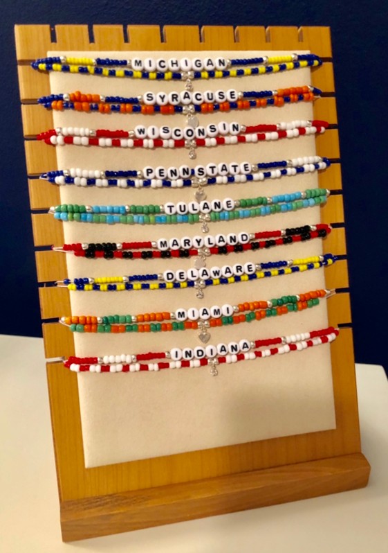 Elastic Choker Necklace Countertop Display Set