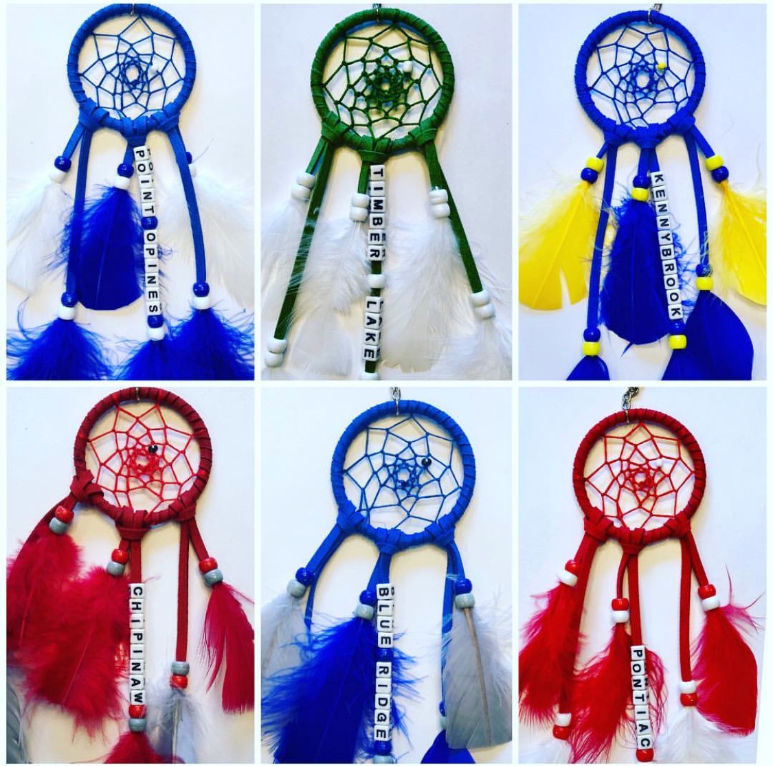 Dream Catcher Camp Bag Tags