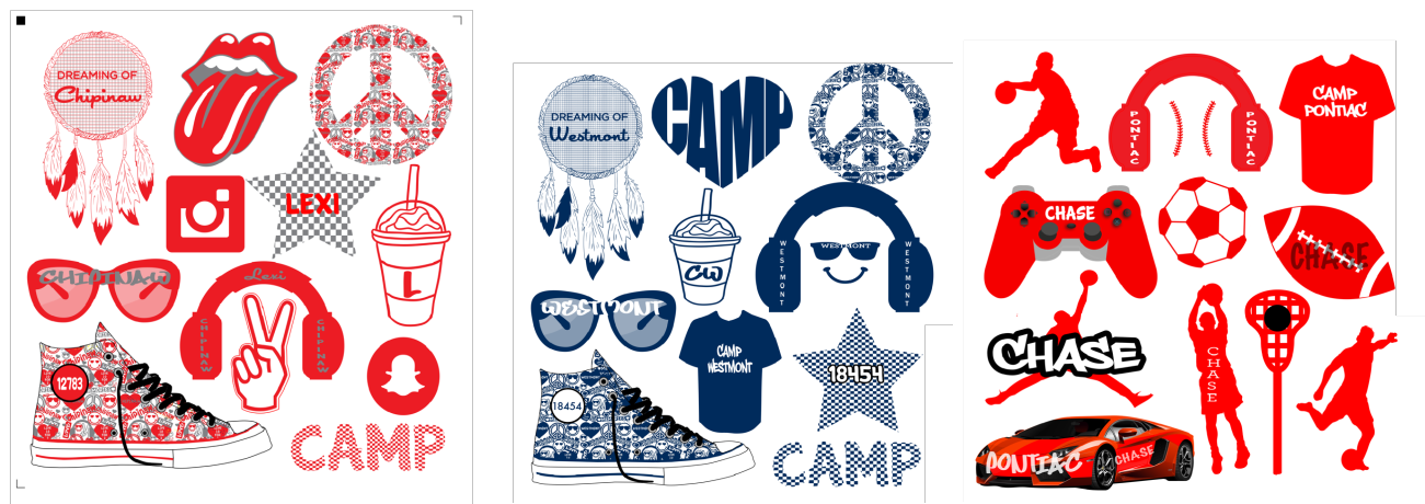 CAMP DECAL SHEET (12x12)