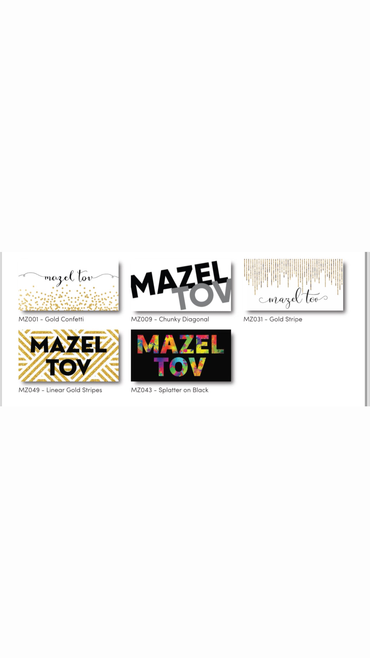 Mitzvah Cards