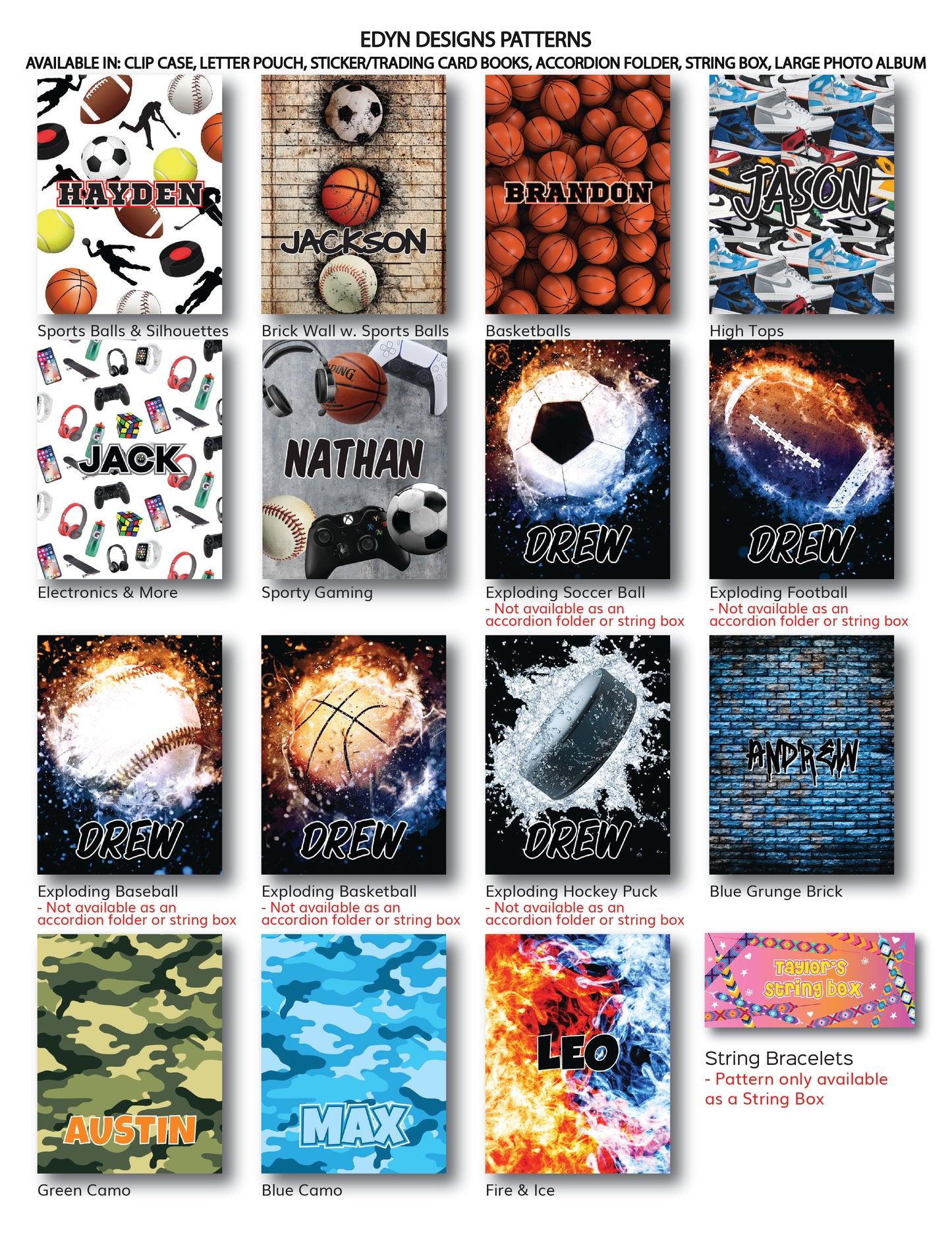 Single Sticker Clip Case-ED