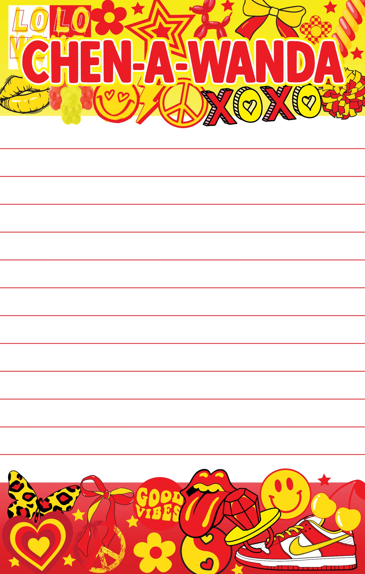 Camp Name Stationary