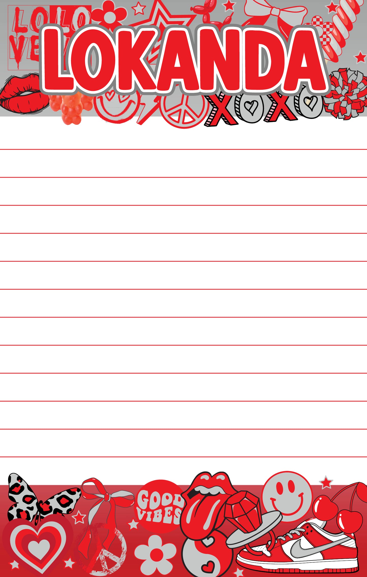 Camp Name Stationary