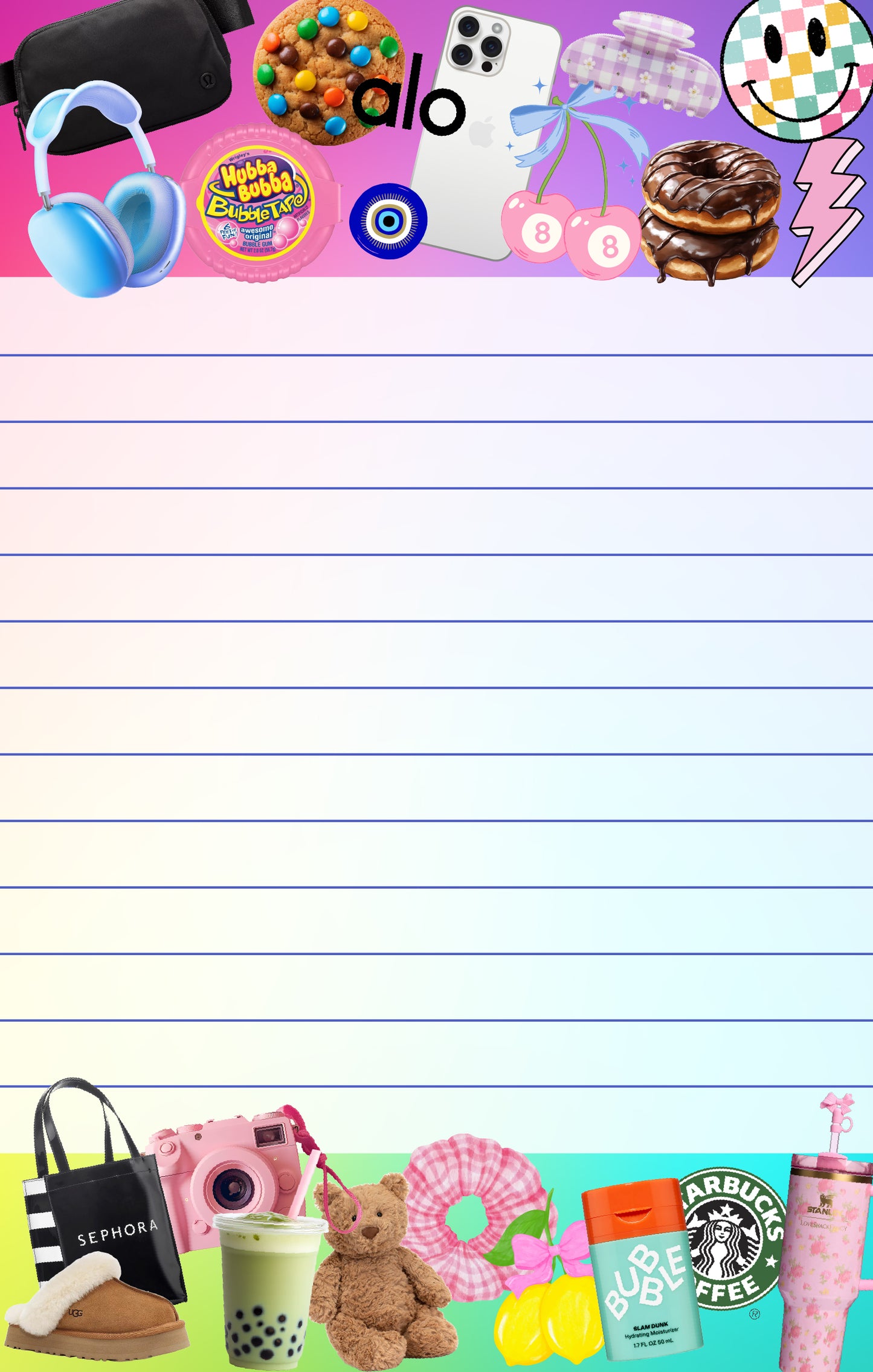 Non-Personalized Stationary Notepads