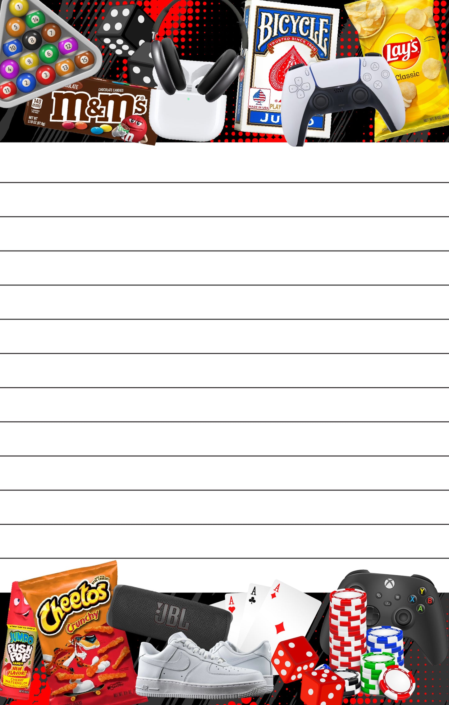 Non-Personalized Stationary Notepads