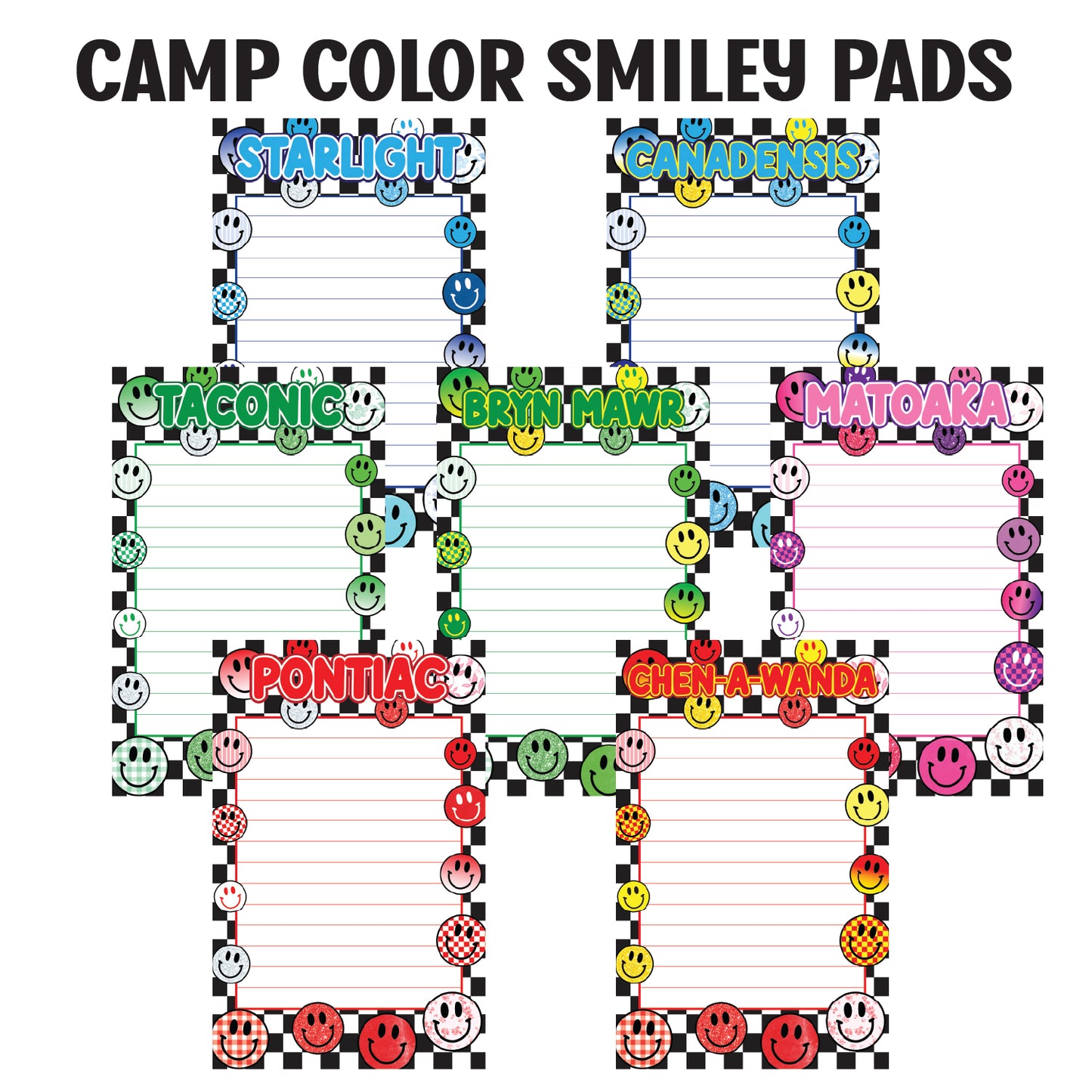 Camp Name Stationary