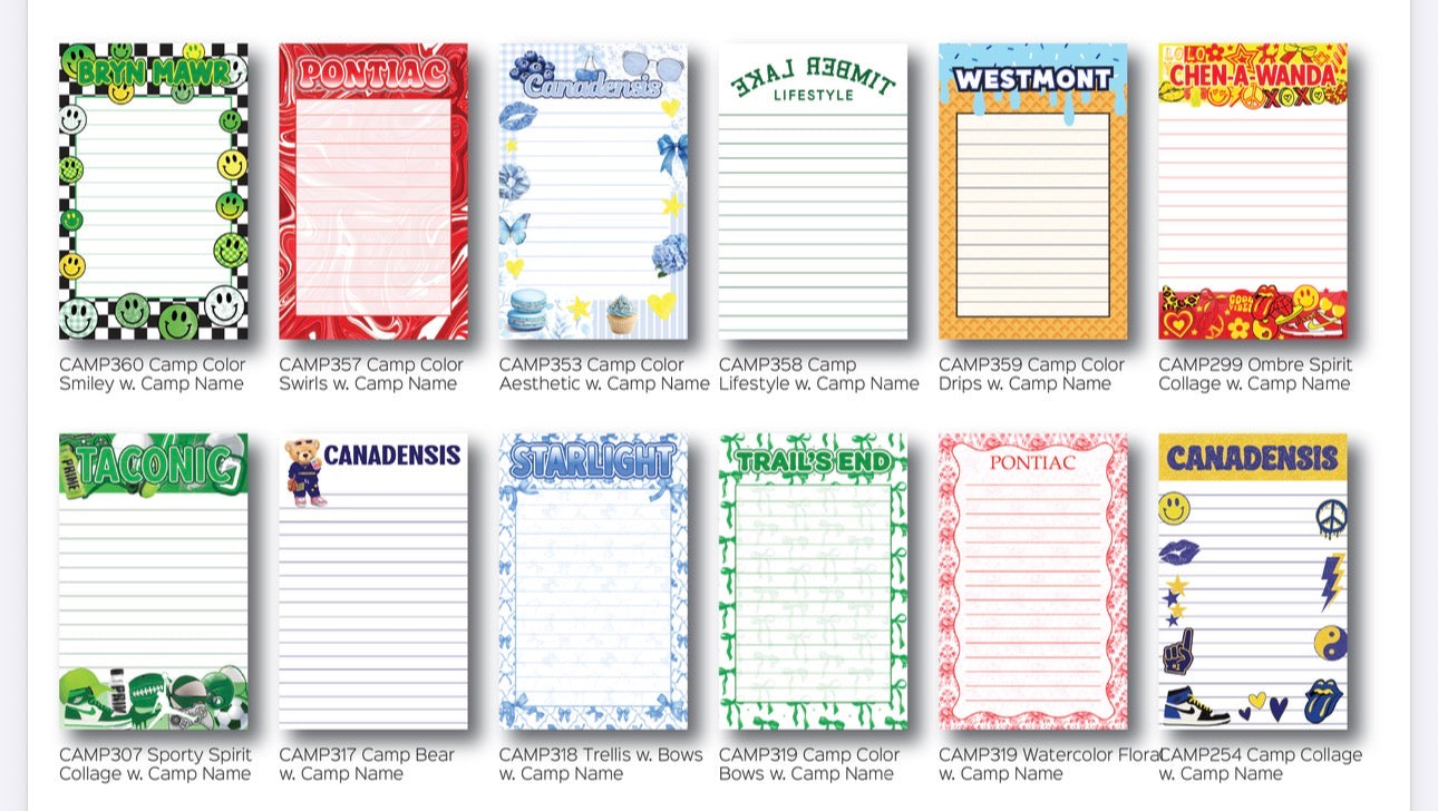 Non-Personalized Stationary Notepads