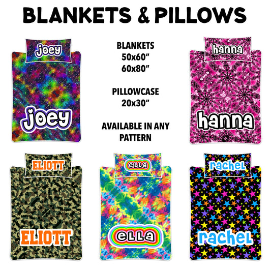 Customizable blanket (50 x 60'')