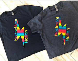 Rainbow Bolt T- Shirt