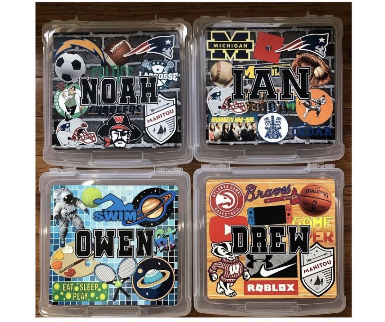 Single Sticker Storage Box