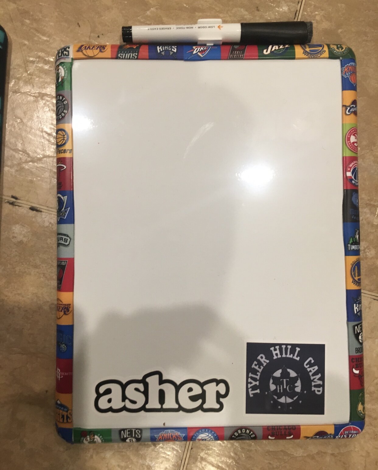 Custom Dry Erase Board For Boys