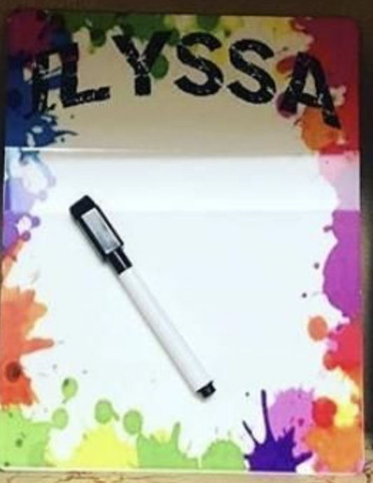 SPLATTER OR MARBLE DRY ERASE BOARD