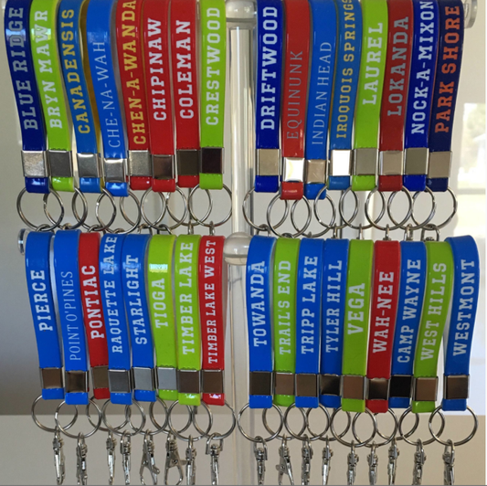 Silicone Camp Keychain
